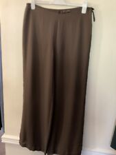 silk wide leg trousers for sale  EAST GRINSTEAD