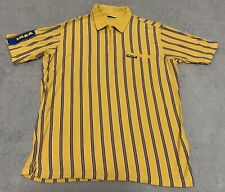 Camisa polo masculina IKEA amarela uniforme trabalho equipe listrada tamanho W116 L73cm W46 L29 polegadas G, usado comprar usado  Enviando para Brazil