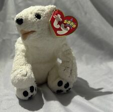 TY Beanie Baby Aurora Oso Polar Blanco 2000 con paletas de PE  segunda mano  Embacar hacia Argentina