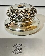 Receptor de cabelo antigo vitoriano prata esterlina Repoussé 61,5 g, usado comprar usado  Enviando para Brazil