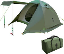 GEERTOP 4 pessoas 4 estações tenda para acampamento impermeável camada dupla fácil de configurar , usado comprar usado  Enviando para Brazil