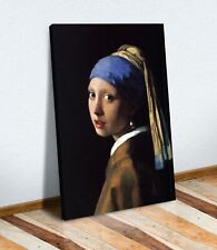 ARTE DE PAREDE EM TELA EMOLDURADA Johannes Vermeer A menina com o brinco de pérola comprar usado  Enviando para Brazil