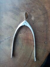 Solid silver wishbone for sale  CONGLETON
