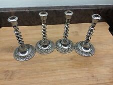 Chrome plated candlesticks for sale  SUTTON-IN-ASHFIELD