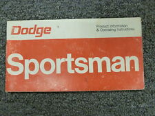 1976 dodge sportsman for sale  Fairfield