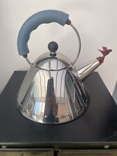 Used, Alessi 9093 Hob Stove Kettle  Stainless Steel With Whistle Bird for sale  Shipping to South Africa