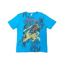 Camiseta Feminina Ed Hardy por Christian Audigier Hollywood Tiger Dragon Tamanho XL comprar usado  Enviando para Brazil