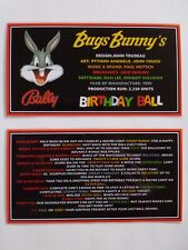 Bugs bunny birthday for sale  Shipping to Ireland