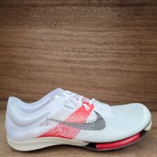 Nike Men's Air Zoom Victory EK Track Spikes White Red FJ0668-100 Lot Size 8.5, used for sale  Shipping to South Africa