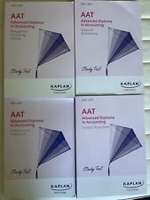 AAT Level 3 Kaplan study texts 4 Books, used for sale  BOOTLE