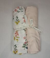 Little Planet By Carter's 2-Pack Organic Cotton Muslin Swaddle Blankets for sale  Shipping to South Africa