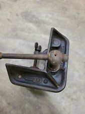 Vintage CHAMPION Wood Vise Table Mount Cast Iron Corner Vice GENEVA,OHIO USA for sale  Shipping to South Africa