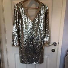 Stunning gold sequinned for sale  BIRMINGHAM