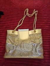Gold sequin handbag for sale  PRESTATYN