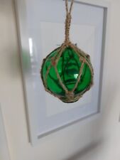 8cm green glass for sale  LOOE