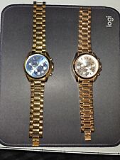 Michael Kors Women Watch MK-A637 Gold  (READ Description), used for sale  Shipping to South Africa