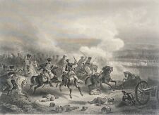 La Batalla de Fuentes de Oñoro Napoleón Bonaparte Francia Grabado 1862 España segunda mano  Embacar hacia Argentina