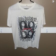 VTG 1988 Metallica And Justice For All Tour T Shirt SZ L Heavily Worn for sale  Shipping to South Africa