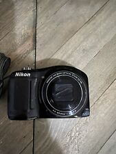Cámara digital negra Nikon Coolpix L620 18,1 MP 14X con zoom segunda mano  Embacar hacia Argentina
