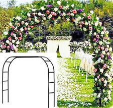 Metal Garden Arch Rose Arbour Archway Climbing Plant Trellis US for sale  Shipping to South Africa