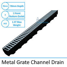 Channel drains metal for sale  Shipping to Ireland