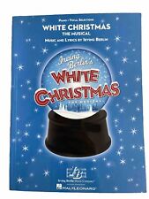 White Christmas Musical Sheet Music Lyrics Irving Berlin Piano Vocal Hal Leonard for sale  Shipping to South Africa