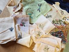Bundle embroidered remnants for sale  WHITCHURCH
