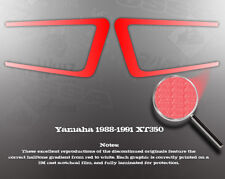 YAMAHA 1988-1991 XT350 SIDE COVER STRIPES DECALS for sale  Shipping to South Africa