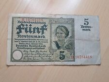 Rentenmark rentenbank 1926 gebraucht kaufen  Nittenau
