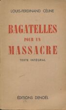 Bagatelles massacre. texte d'occasion  Rodez