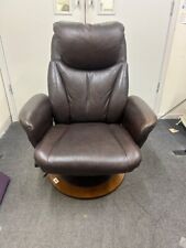 Lazboy brown leather for sale  ROTHERHAM