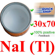 Scintillation crystal NaI(Tl) 30x70 mm Gamma scintillator Radiation detector  for sale  Shipping to South Africa