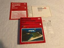 Kursbuch 1987 übersichtskarte gebraucht kaufen  Hamburg