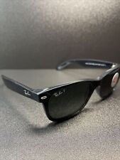 Ray Ban Italy A RB2132 New Wayfarer 901/58 145 Black Sunglasses G4 for sale  Shipping to South Africa