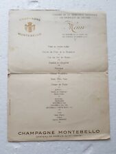 W73 menu champagne d'occasion  Reims