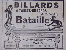 Publicité billard tables d'occasion  Longueil-Sainte-Marie