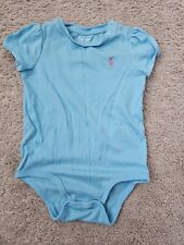 Usado, Body Ralph Lauren Polo bebê infantil unissex peça única 12m azul com logotipo rosa comprar usado  Enviando para Brazil