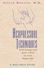 Acupressure techniques self for sale  Greenfield