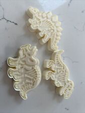 Dinosaur Cookie Stamp Cutters Skeleton Fossils  for sale  Shipping to South Africa
