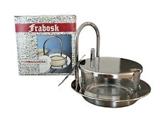 Frabosk Italy Formaggiera Grated Cheese Basin Stainless Steel/Glass for sale  Shipping to South Africa