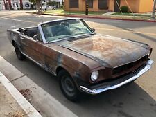 1966 Ford Mustang CONVERTIBLE GT * RAVEN BLACK * for sale  Shipping to Canada