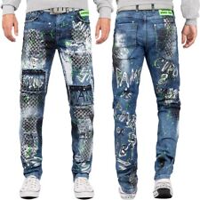 Cipo & Baxx Męskie spodnie dżinsowe Spodnie dżinsowe Kolorowe kleje Ćwieki Frędzle Dope  na sprzedaż  Wysyłka do Poland