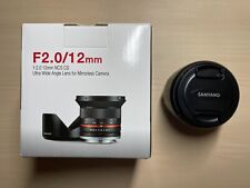 Samyang 2.0 12mm for sale  Seattle