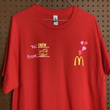 Camiseta Cardi B Offset McDonalds Tamanho Grande 2023 Funcionário Comida Vermelha Promo Rap, usado comprar usado  Enviando para Brazil