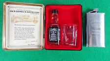 Jack Daniels Whisky TIN BOX SET with contents WHISKEY GLASS bundle B238 for sale  Shipping to Canada