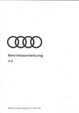 Audi operating instructions d'occasion  Expédié en Belgium