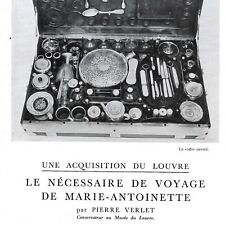 Le nécessaire de voyage de Marie-Antoinette - Article Coupure de presse 1955 comprar usado  Enviando para Brazil