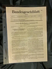 Bundesgesetzblatt teil vom gebraucht kaufen  Bergisch Gladbach