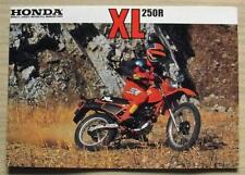 Honda xl250r motorcycle for sale  LEICESTER