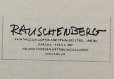 Vintage robert rauschenberg for sale  Shipping to Ireland